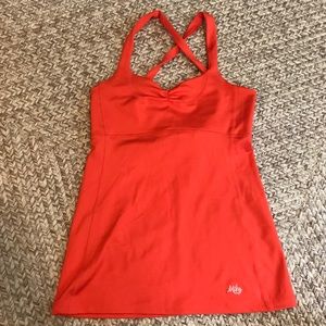 Mika Yogawear Top Orange Great for Hot Yoga